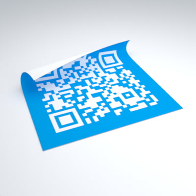 QR-Code Aufkleber