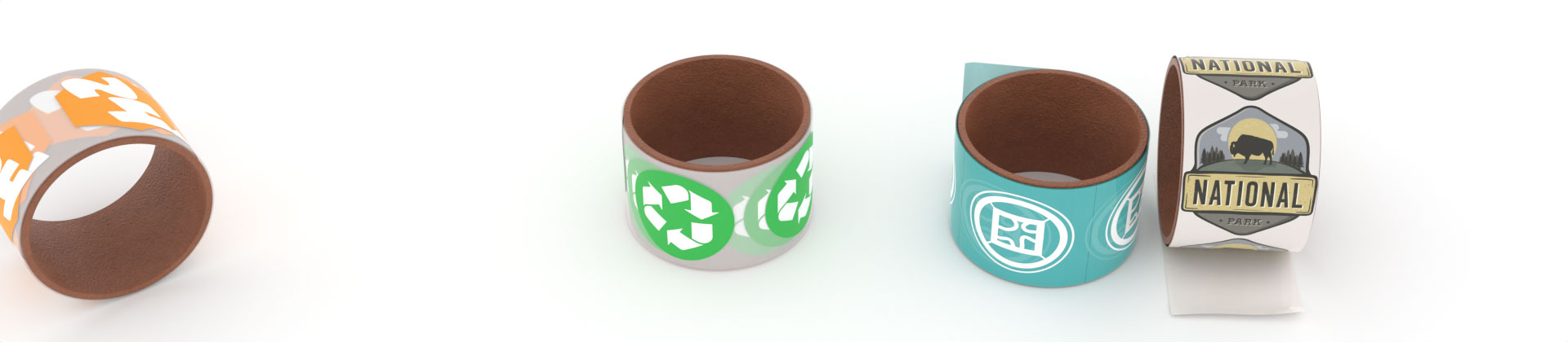 Rollenetiketten Rollenetiketten